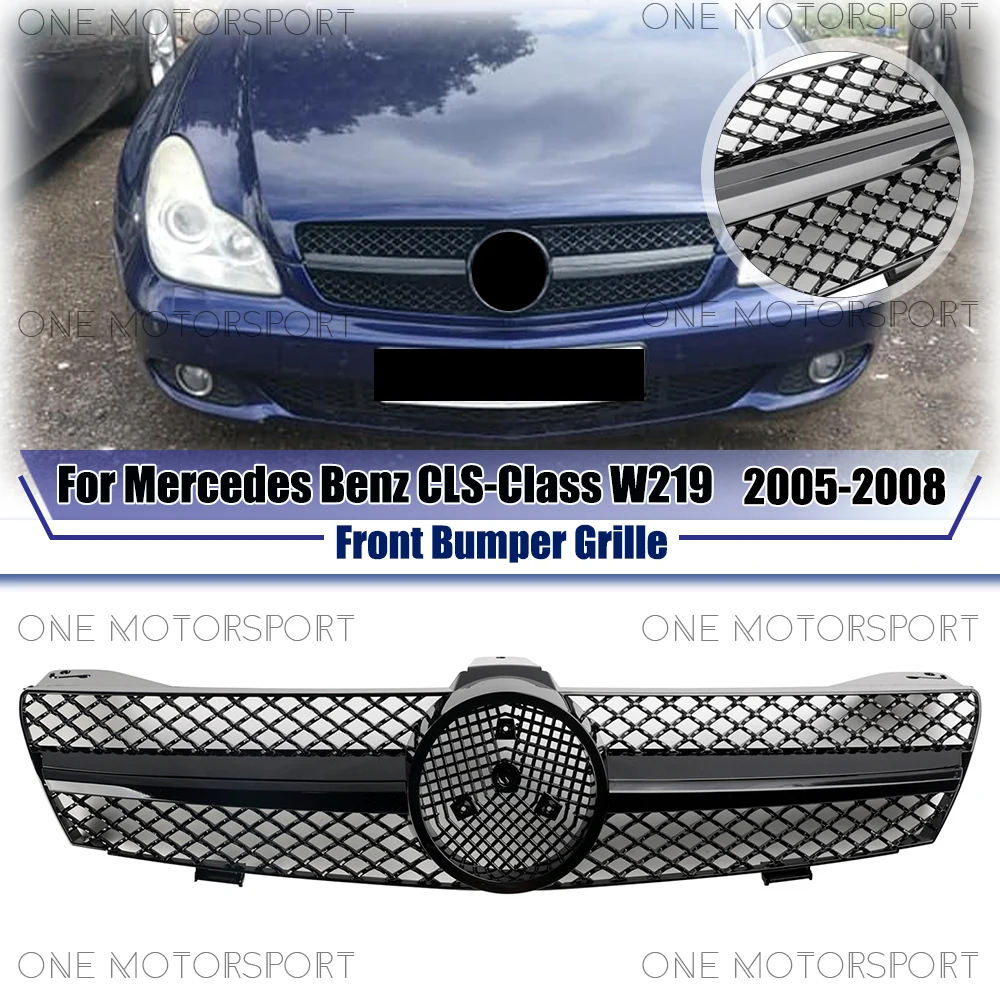 Передняя решетка в стиле AMG для Mercedes Benz CLS-Class W219 2005-2008 CLS350 CLS500 CLS550 CLS55 Глянцевые черные гоночные решетки бампера
Передняя решетка в стиле AMG для Mercedes Benz CLS-Class W219 2005-2008 CLS350 CLS500 CLS550 CLS55 Глянцевые черные гоночные решетки бампера