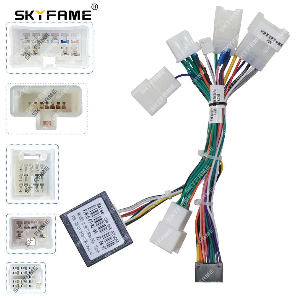 16-контактный автомобильный адаптер электропроводки SKYFAME Canbus Box Decoder Android, кабель питания для Lexus RX300 RX
16-контактный автомобильный адаптер электропроводки SKYFAME Canbus Box Decoder Android, кабель питания для Lexus RX300 RX