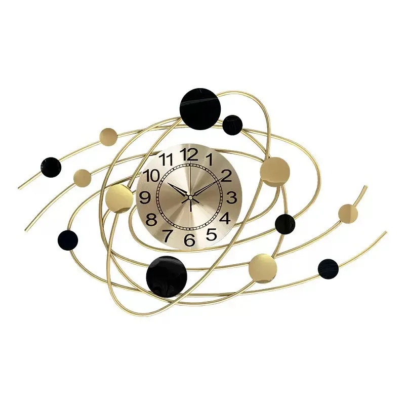 LYY Iron Art Wall Living Room High-End Planetary Clock Wall Decoration Clock No-Drill Wall Clock
LYY Iron Art Wall Living Room High-End Planetary Clock Wall Decoration Clock No-Drill Wall Clock