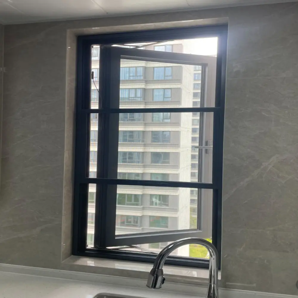 Modern Slender Aluminum Alloy Frame Tempered Glass Window Household High Quality Hinged Windows Noise Reduction Durable Windows
Modern Slender Aluminum Alloy Frame Tempered Glass Window Household High Quality Hinged Windows Noise Reduction Durable Windows