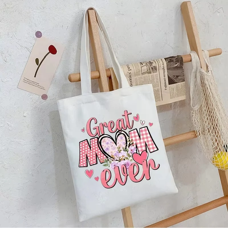 Mother's Day Pink Flowers Printed Tote Women's Fashion Cosmetic Bag Eco Large Capacity Portable Shopping Bag Purse
Mother's Day Pink Flowers Printed Tote Women's Fashion Cosmetic Bag Eco Large Capacity Portable Shopping Bag Purse