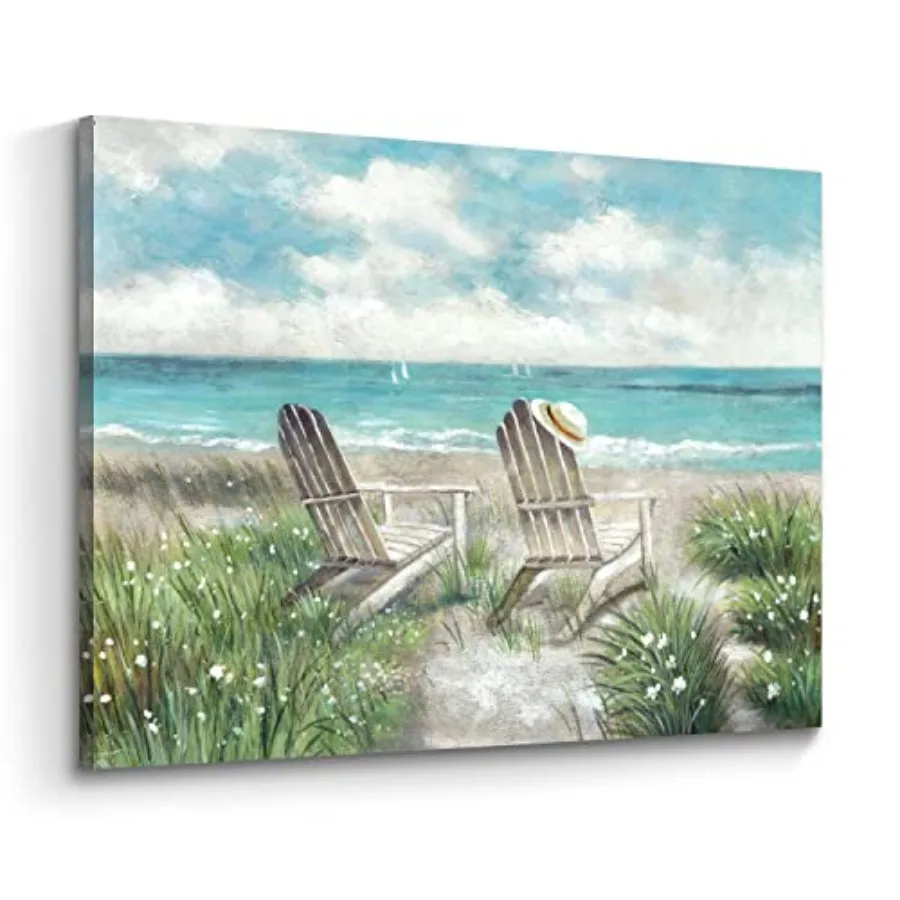Canvas Wall Art Picture: Ocean Sea Painting Decor Coastal Seaside Grass Artwork Wave Seascape Scene Print for Bathroom Bedroom
Canvas Wall Art Picture: Ocean Sea Painting Decor Coastal Seaside Grass Artwork Wave Seascape Scene Print for Bathroom Bedroom
