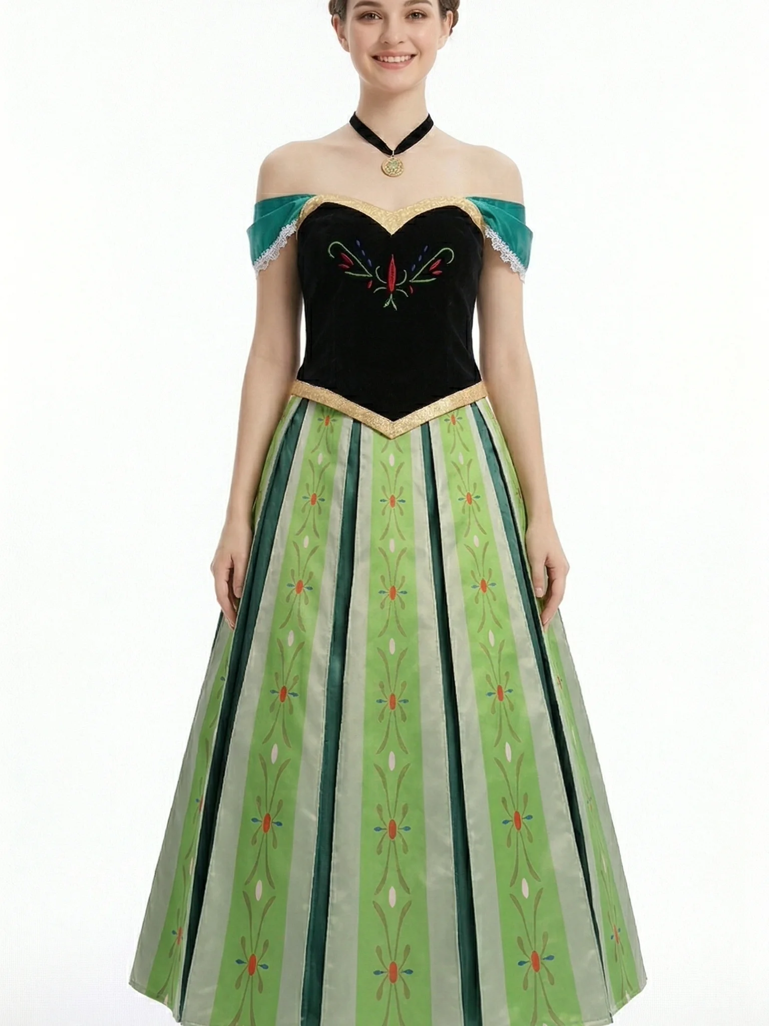 Anna Princess Green Cosplay Costume Stage Performance Halloween Women's Dress Ball Gown Elegant Fashionable Traditional Hanfu
Anna Princess Green Cosplay Costume Stage Performance Halloween Women's Dress Ball Gown Elegant Fashionable Traditional Hanfu