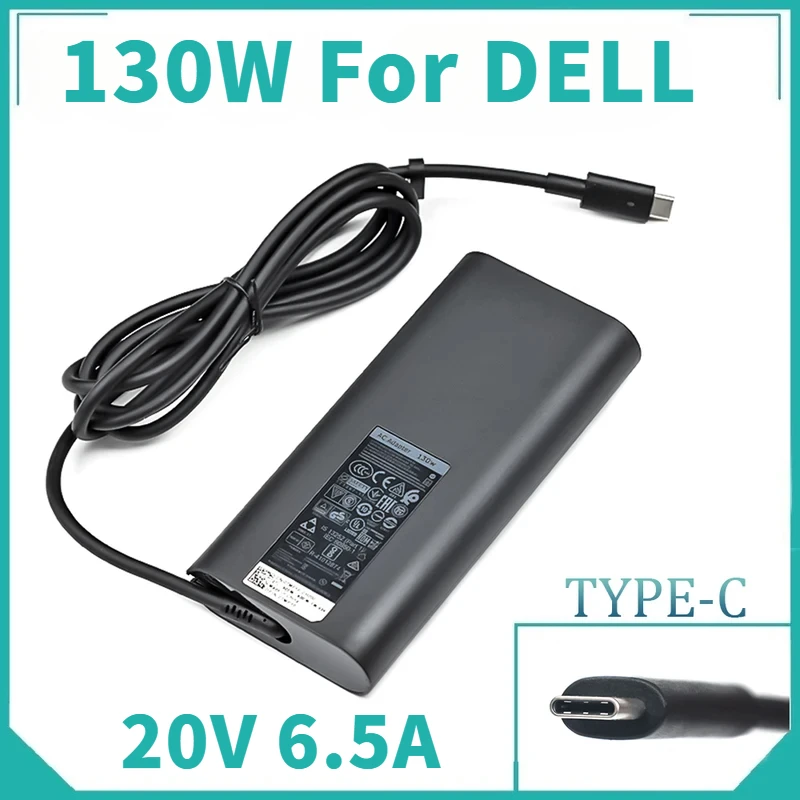 130W USB-C Type C 20V 6.5A Laptop Adapter For Dell XPS 15 9570 9575 DA130PM170 HA130PM170 HA130PM130 AC Power Supply Charger
130W USB-C Type C 20V 6.5A Laptop Adapter For Dell XPS 15 9570 9575 DA130PM170 HA130PM170 HA130PM130 AC Power Supply Charger