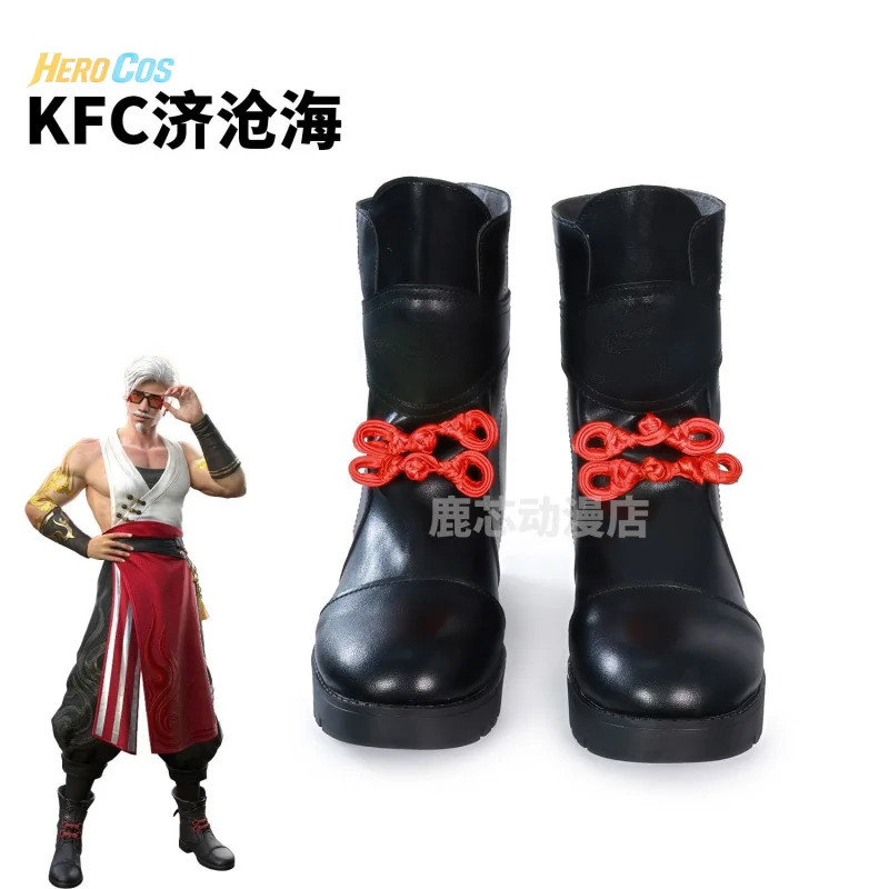 Game Naraka: Bladepoint Canghai Ji KFC Cosplay Boots Roleplay Shoes Footwear Halloween Party Costumes Accessory HERO Cos
Game Naraka: Bladepoint Canghai Ji KFC Cosplay Boots Roleplay Shoes Footwear Halloween Party Costumes Accessory HERO Cos