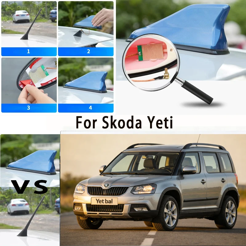 For Skoda Yeti Car Roof Top Mount Shark Fin Aerial Antenna Toppers Auto Radio AM FM Antenna Signal Amplifier Aerial
For Skoda Yeti Car Roof Top Mount Shark Fin Aerial Antenna Toppers Auto Radio AM FM Antenna Signal Amplifier Aerial