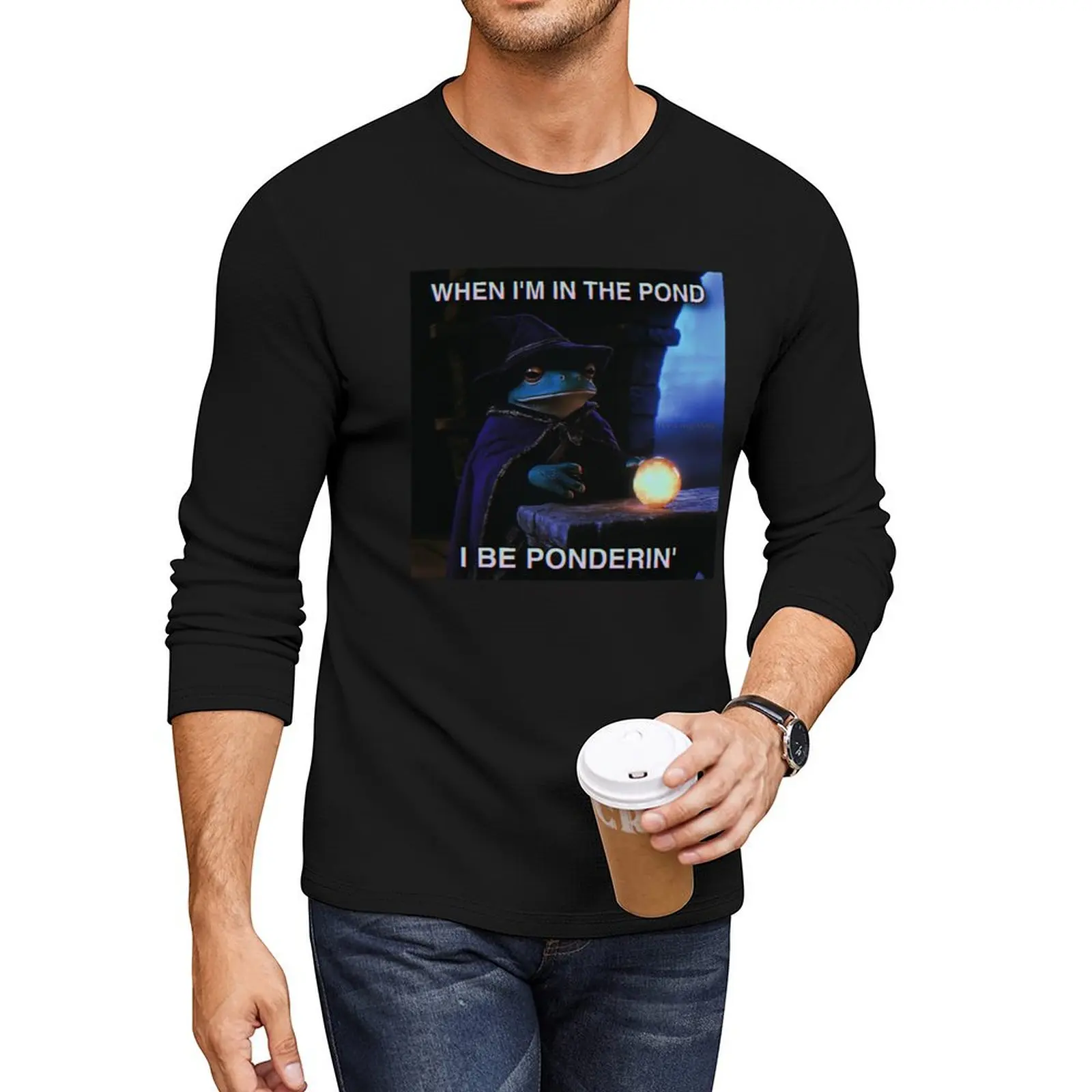 POND PONDERIN' Long T-Shirt vintage t shirt Oversized t-shirt custom t shirts design your own fruit of the loom mens t shirts
POND PONDERIN' Long T-Shirt vintage t shirt Oversized t-shirt custom t shirts design your own fruit of the loom mens t shirts