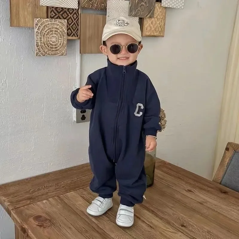 0-2 Y Spring Autumn Baby Clothes Letter Print Boys Rompers Infant Boys Sports Style Jumpsuits Toddler Leisure Outwear
0-2 Y Spring Autumn Baby Clothes Letter Print Boys Rompers Infant Boys Sports Style Jumpsuits Toddler Leisure Outwear