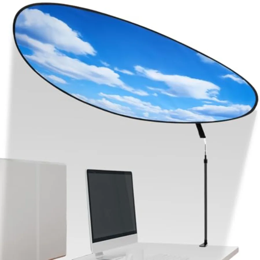 Large Adjustable Office Cubicle and Desk Shade51'' Portable Cubicle Light Shade with Clamp Foldable Rotatable Canopy Blocks Lig
Large Adjustable Office Cubicle and Desk Shade51'' Portable Cubicle Light Shade with Clamp Foldable Rotatable Canopy Blocks Lig
