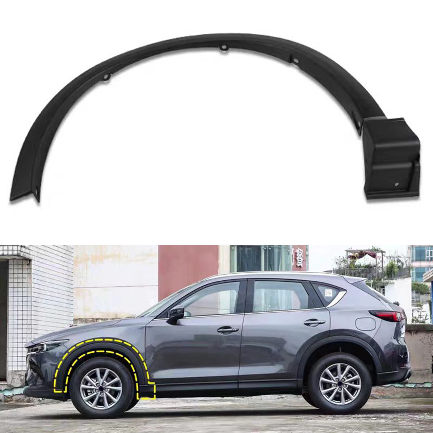 For Mazda CX5 CX-5 2022 2023 2024 Car Front Fender Flare Left & Right Side Wheel Arch Molding Replacement ABS Black 1pc
For Mazda CX5 CX-5 2022 2023 2024 Car Front Fender Flare Left & Right Side Wheel Arch Molding Replacement ABS Black 1pc