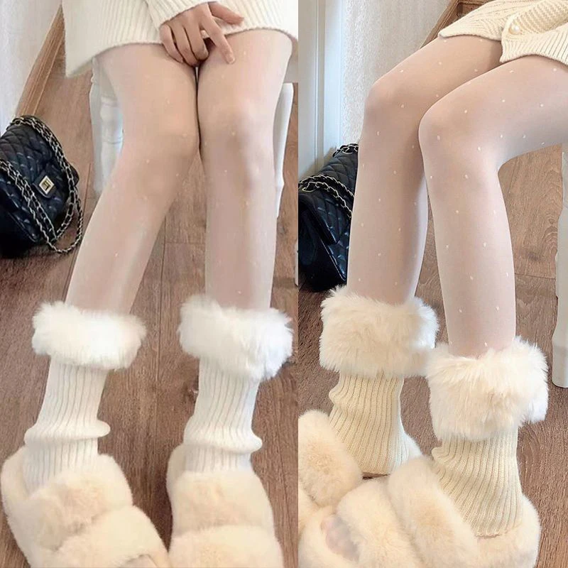 Autumn Winter Short Flip Plush Thermal Socks Boot Women's Spice Girl Jk Wind Knitted Wool Leggings Foot Cover
Autumn Winter Short Flip Plush Thermal Socks Boot Women's Spice Girl Jk Wind Knitted Wool Leggings Foot Cover