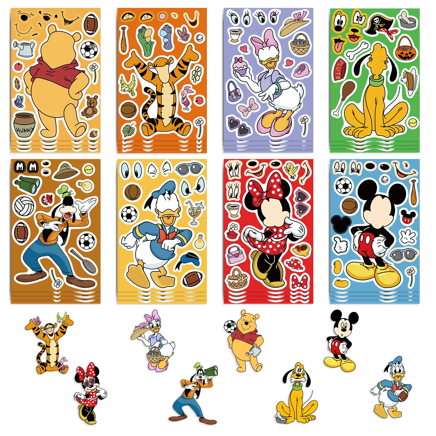 8 Disney Cartoon Character Face Changing Collage Decoration Phone Case Skateboard Waterproof PVC Sticker Girl Gift
8 Disney Cartoon Character Face Changing Collage Decoration Phone Case Skateboard Waterproof PVC Sticker Girl Gift