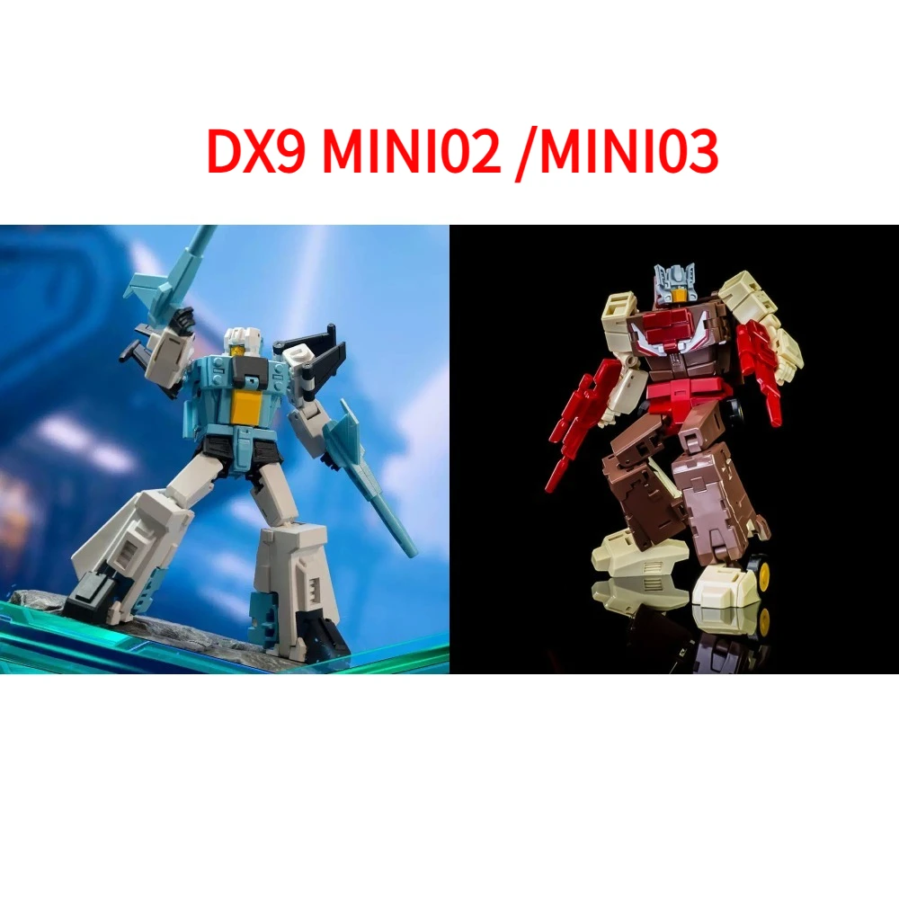 10cm DX9 MINI02 MINI03 Headmasters Brainstorm Chromedome Small Scale Mech Transformation Toy
10cm DX9 MINI02 MINI03 Headmasters Brainstorm Chromedome Small Scale Mech Transformation Toy
