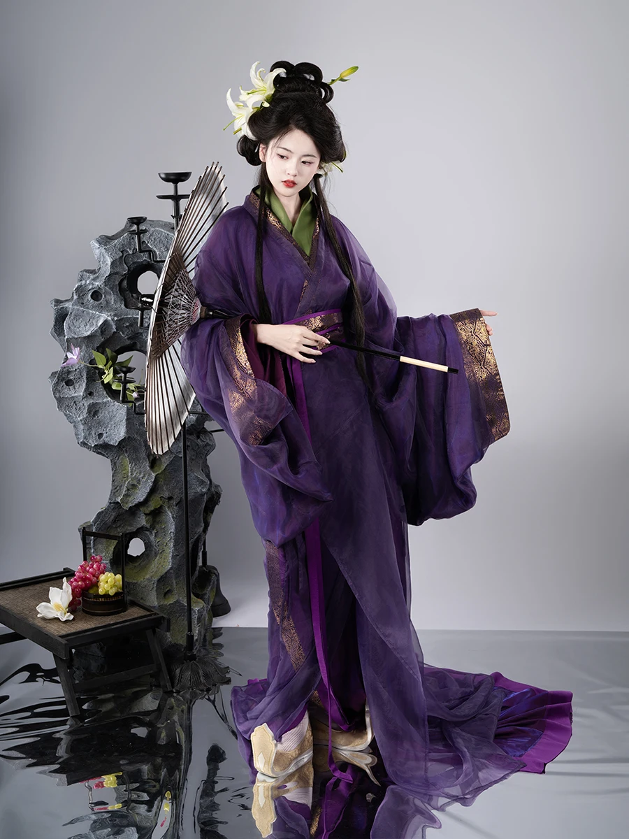 anchi Furong Hanfu Warrobe Resed двухслойный фиолетовый экини шелковая парча фея Аосфера весна осень зима женские Co...
anchi Furong Hanfu Warrobe Resed двухслойный фиолетовый экини шелковая парча фея Аосфера весна осень зима женские Co...