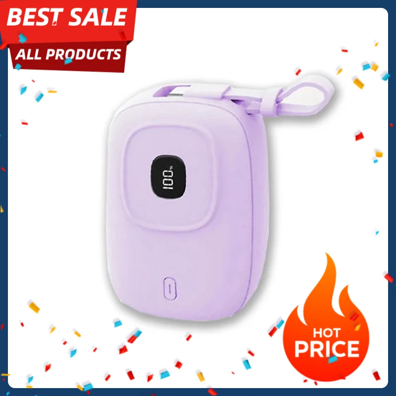 10000mAh Self-contained cable power bank 10000mAh 22.5W fast charging, compatible with Apple and Huawei mobile power supplies
10000mAh Self-contained cable power bank 10000mAh 22.5W fast charging, compatible with Apple and Huawei mobile power supplies