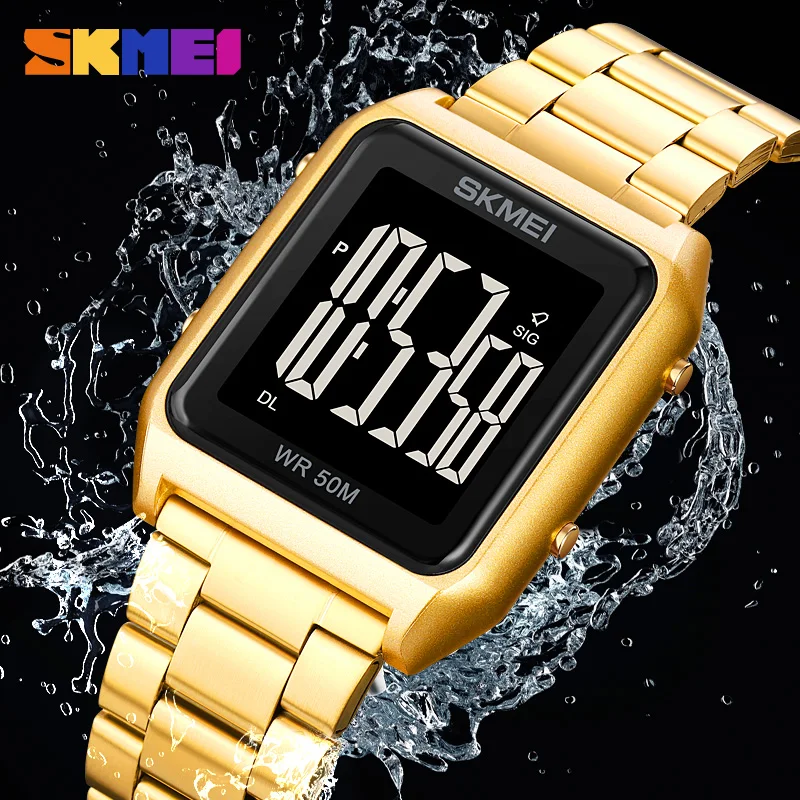SKMEI Vintage Metal Waterproof Sports Square Watch Fashion Trend Multi-Function Countdown Luminous Display Men's Watch 1879
SKMEI Vintage Metal Waterproof Sports Square Watch Fashion Trend Multi-Function Countdown Luminous Display Men's Watch 1879