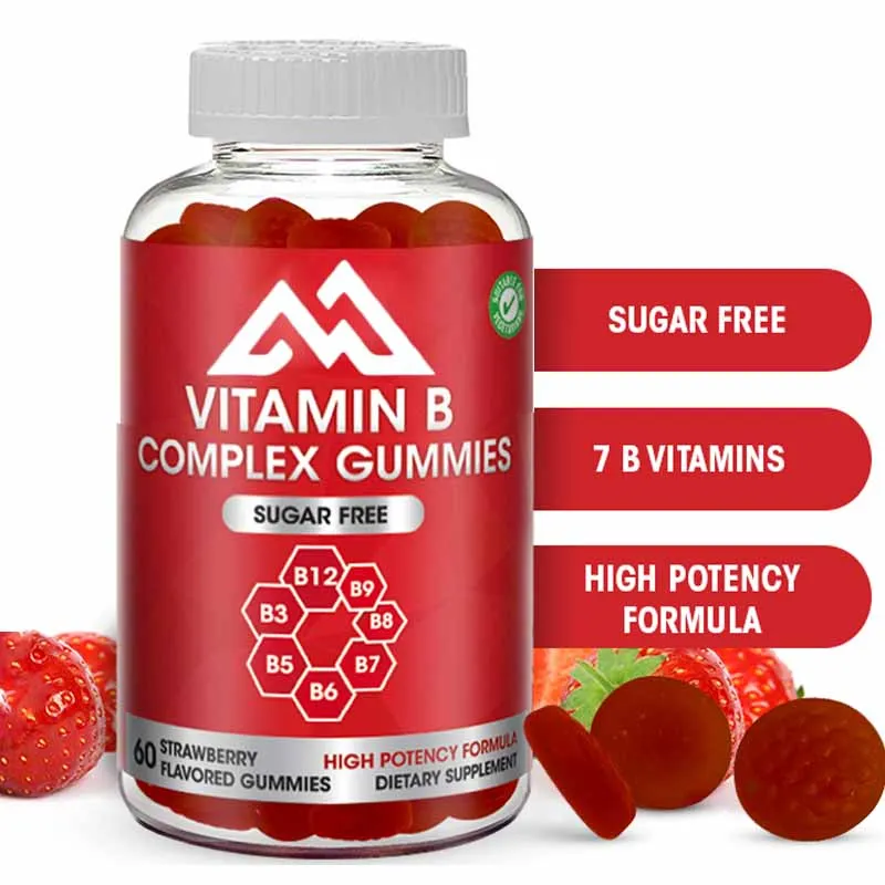 Sugar free Vitamin B Complex Soft Candy - Prenatal Supplements of Vitamin B12, B7, B6, B3 (Niacin), B5, B8, B9 (Folic Acid)
Sugar free Vitamin B Complex Soft Candy - Prenatal Supplements of Vitamin B12, B7, B6, B3 (Niacin), B5, B8, B9 (Folic Acid)