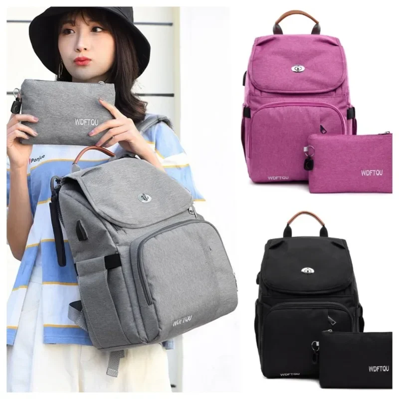 New Large-Capacity Mom Bag: Women's Portable Travel Backpack for Outings Multi-Functional Diaper Storage Bag for Baby
New Large-Capacity Mom Bag: Women's Portable Travel Backpack for Outings Multi-Functional Diaper Storage Bag for Baby