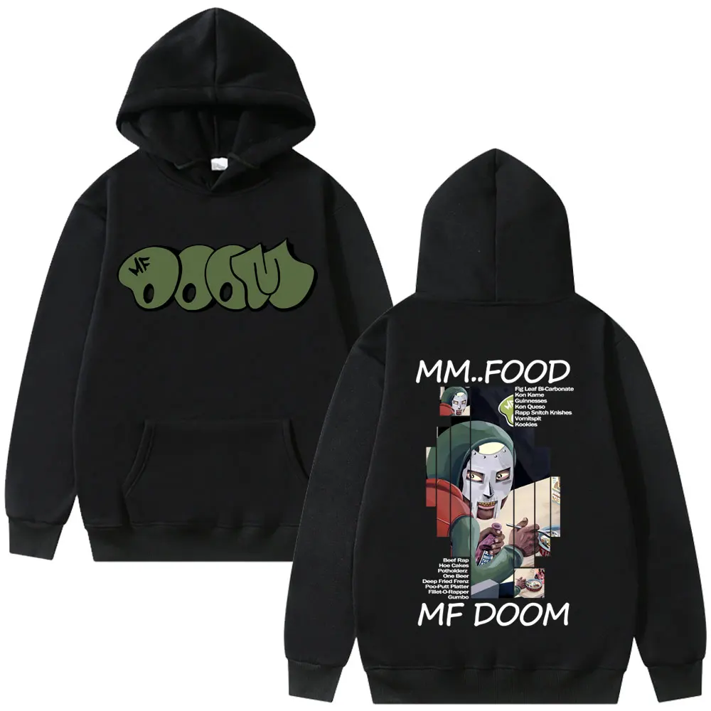 Rapper Mf Doom MM FOOD Album Graphic Hoodie Men Women Hip Hop Fashion Trend Sweatshirt Male Casual Oversized Pullover Streetwear
Rapper Mf Doom MM FOOD Album Graphic Hoodie Men Women Hip Hop Fashion Trend Sweatshirt Male Casual Oversized Pullover Streetwear