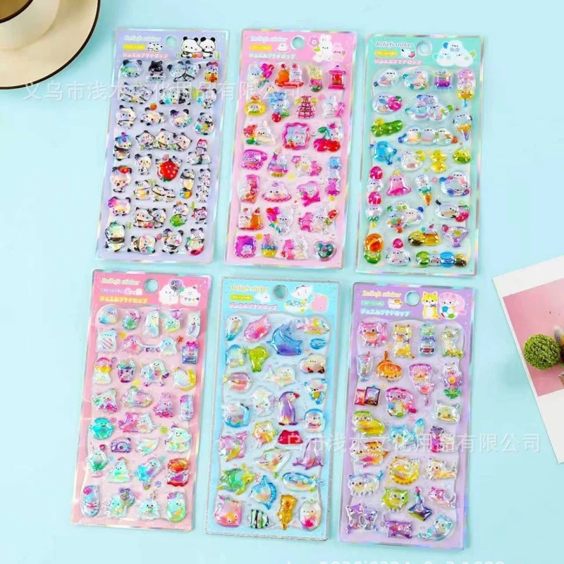 60pcs Japanese Laser Colorful Hollow Relief Stickers Diy Mobile Phone Case Decorative 3D Animal Stickers Stationery Booklet Toy
60pcs Japanese Laser Colorful Hollow Relief Stickers Diy Mobile Phone Case Decorative 3D Animal Stickers Stationery Booklet Toy