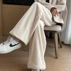 Women's Autumn Winter Warm Fleece-Lined Thickened Corduroy Bell Bottoms Casual Loose Fit Outerwear Anti-Cold Women's Autumn Winter Warm Fleece-Lined Thickened Corduroy Bell Bottoms Casual Loose Fit Outerwear Anti-Cold