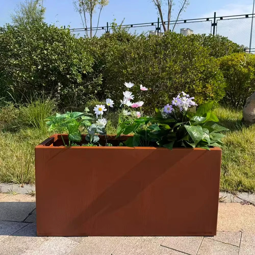Premium Corten Steel Sleek Plant Pot - Rustic Appearance
Premium Corten Steel Sleek Plant Pot - Rustic Appearance