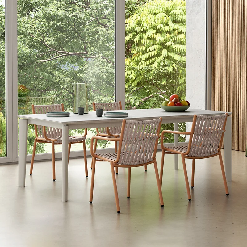 Nordic outdoor tables and chairs courtyard balcony open-air garden rattan leisure coffee shop hotel designer rattan chair
Nordic outdoor tables and chairs courtyard balcony open-air garden rattan leisure coffee shop hotel designer rattan chair