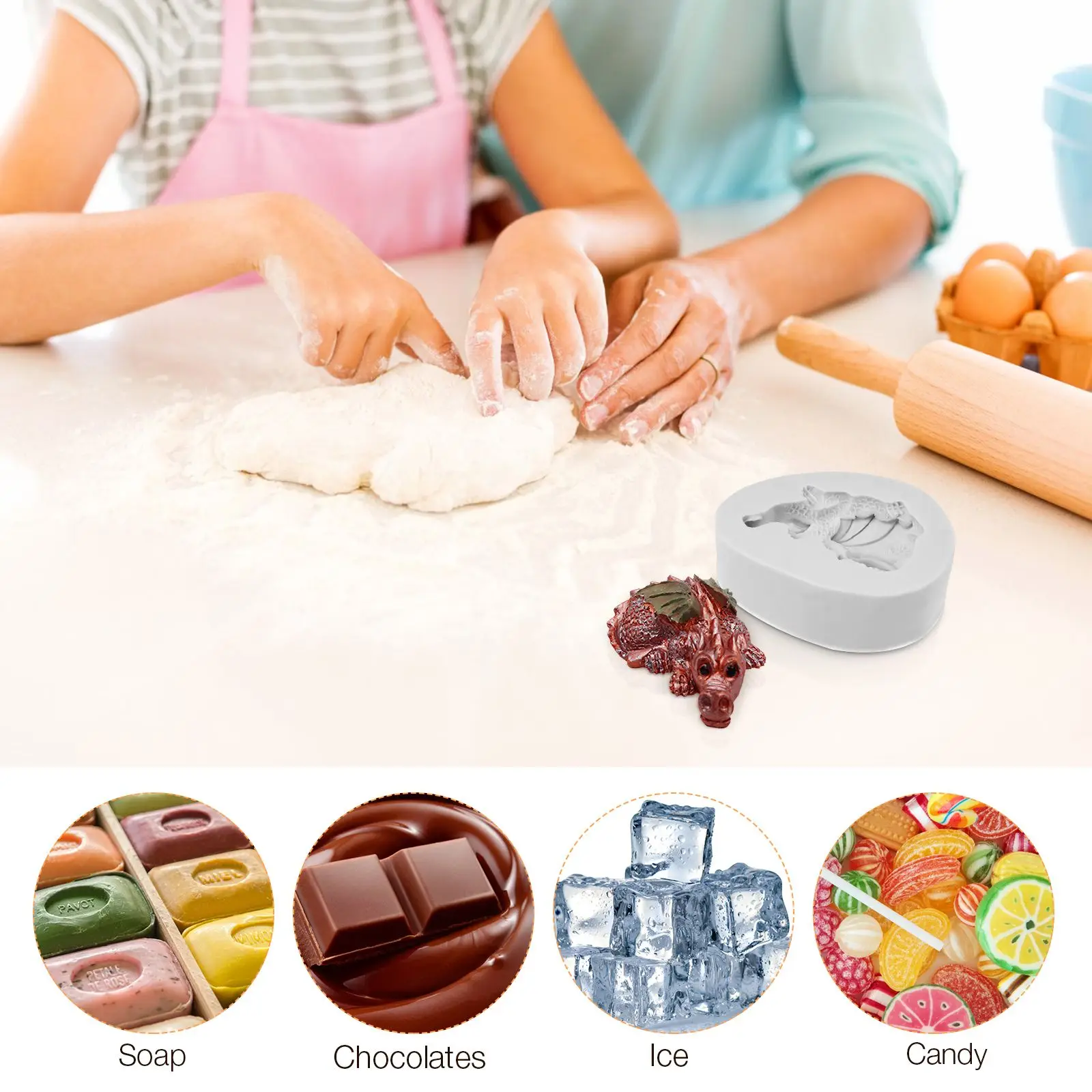 Chocolate Mold Cake Baking Tool Kitchen Silicone Candy Fondant Molds for Decorating Mould Baby
Chocolate Mold Cake Baking Tool Kitchen Silicone Candy Fondant Molds for Decorating Mould Baby