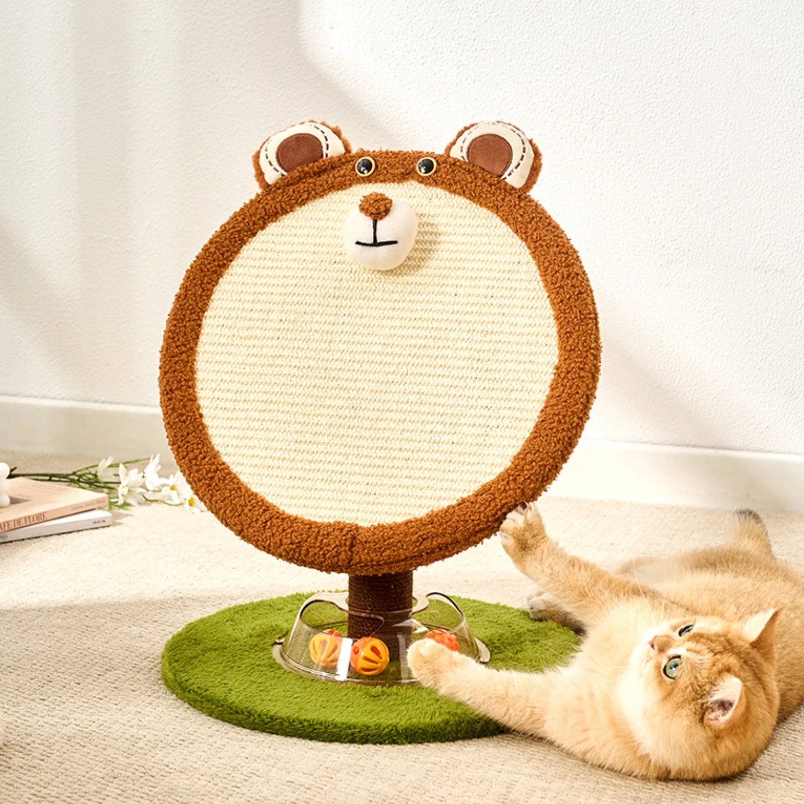 Round Feline Scratching Board Soft-Fabric-coveredCovered Round Feline Scratcher Busy Box Scratcher Compact Pet Plaything Sisal
Round Feline Scratching Board Soft-Fabric-coveredCovered Round Feline Scratcher Busy Box Scratcher Compact Pet Plaything Sisal