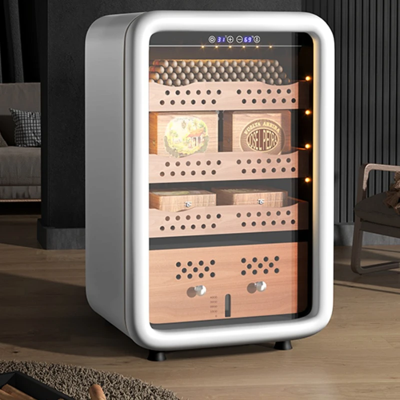 High-end retro cigar cabinet constant temperature and humidity cigar refrigerator cedar wood
High-end retro cigar cabinet constant temperature and humidity cigar refrigerator cedar wood