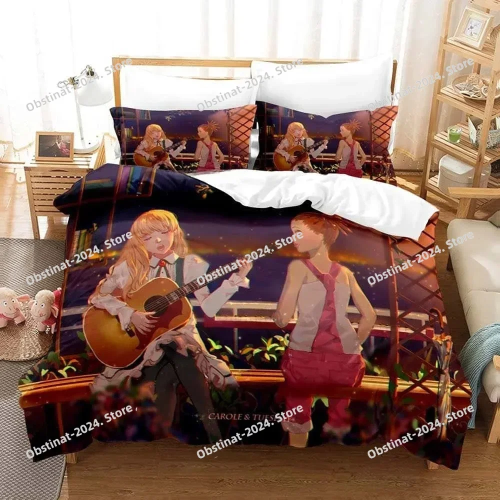 3D Anime Carole & Tuesday Bedding Set Printed single Comforter Quilt Bed Cover Duvet Cover Pillow Case 3 Pieces Kids Adult Size
3D Anime Carole & Tuesday Bedding Set Printed single Comforter Quilt Bed Cover Duvet Cover Pillow Case 3 Pieces Kids Adult Size