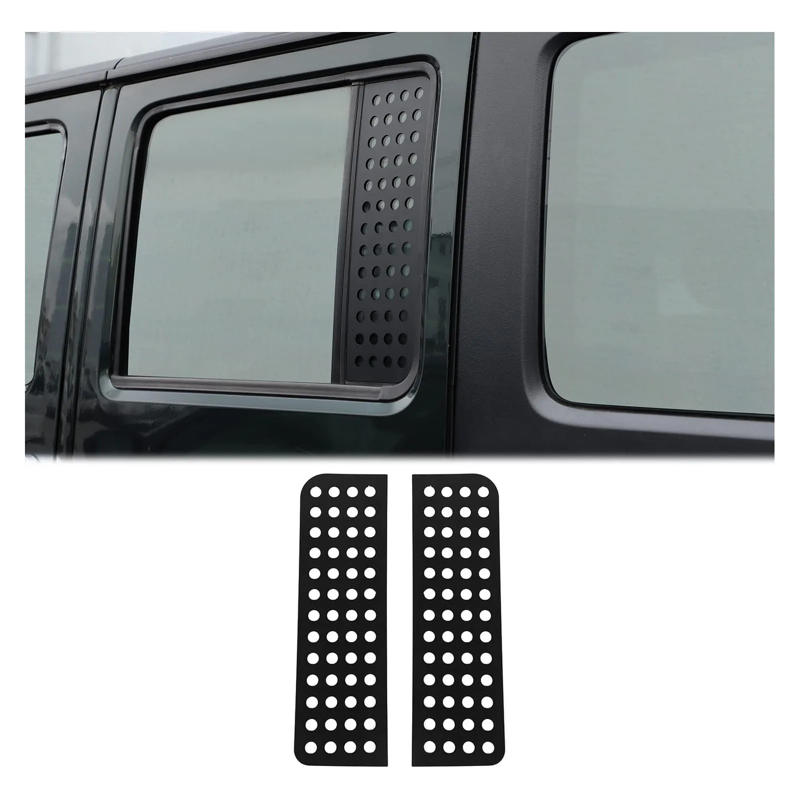 2 Pcs Rear Door Window Decals Aluminium Alloy Glass Panel Trim Strip Sticker Replacement For Jeep Wrangler JK Unlimited
2 Pcs Rear Door Window Decals Aluminium Alloy Glass Panel Trim Strip Sticker Replacement For Jeep Wrangler JK Unlimited
