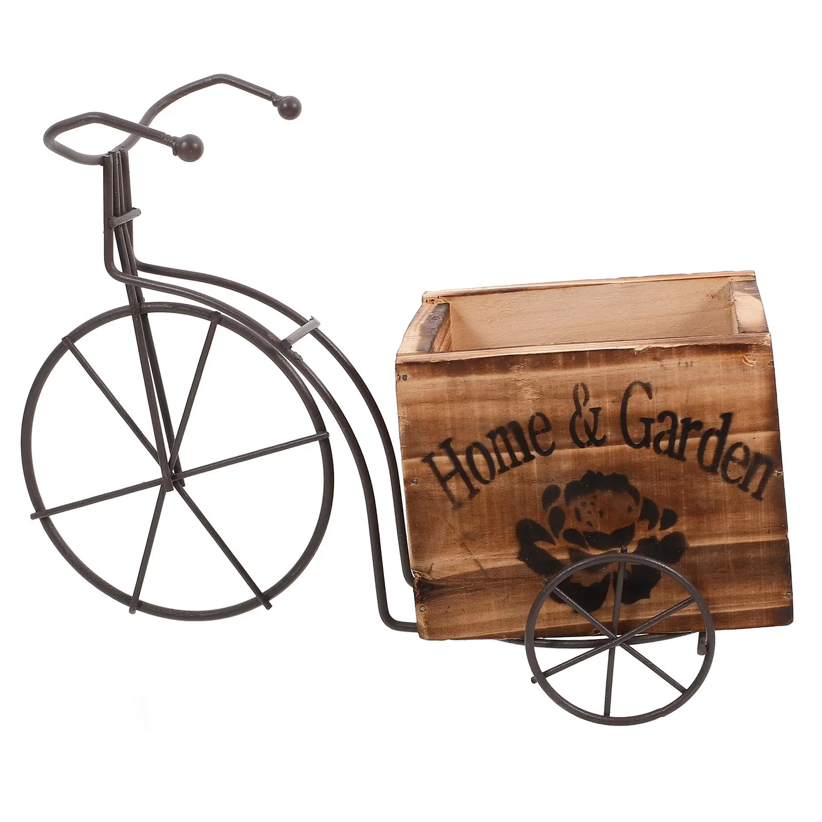 Wooden Bicycle Flower Box Craft Ornament Rustic Home Office Vase Gift Eco Friendly Durable Wooden Material Modern Resin
Wooden Bicycle Flower Box Craft Ornament Rustic Home Office Vase Gift Eco Friendly Durable Wooden Material Modern Resin