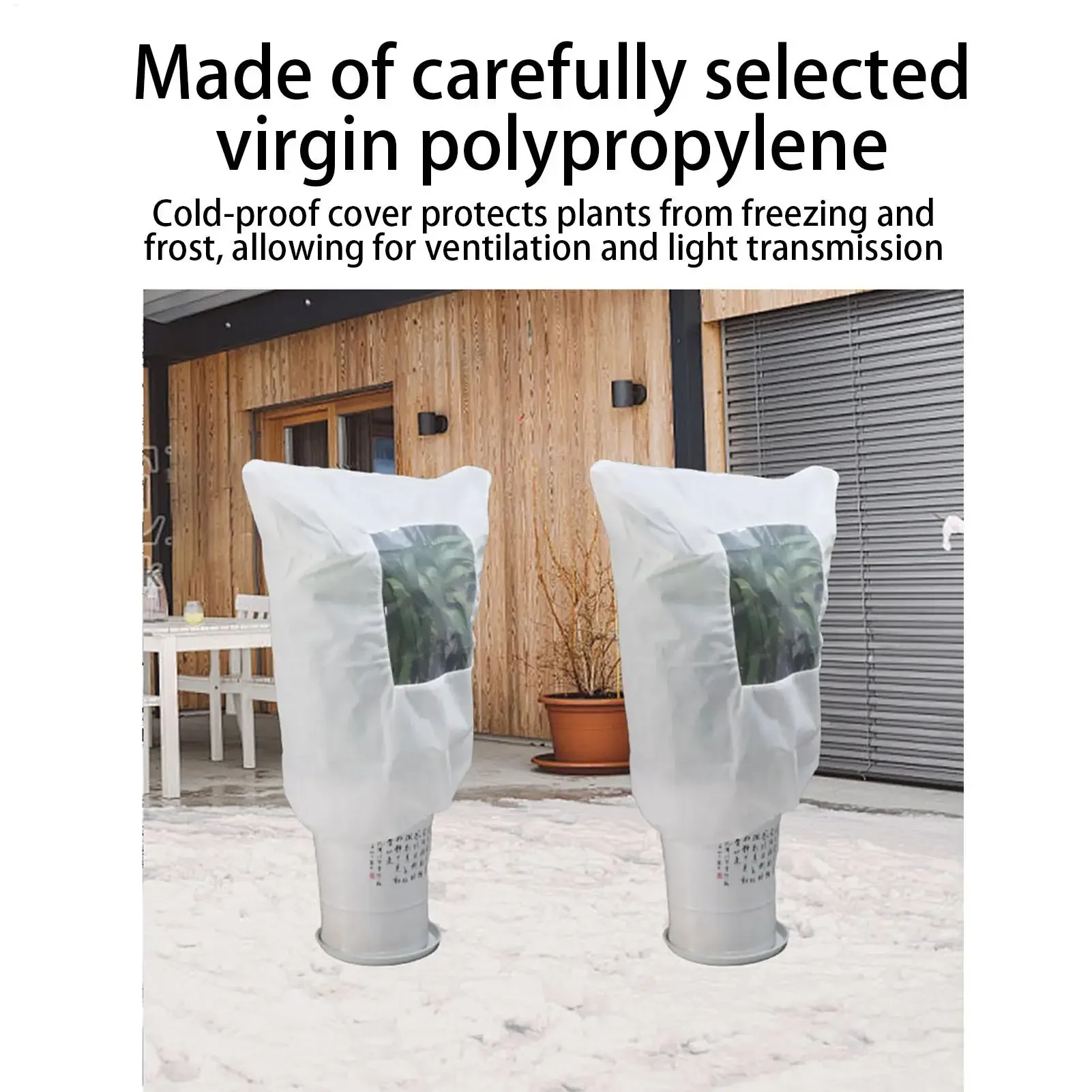 Plant Frost Cover Plant Freeze Protector Cover with Zipper Outdoor Nonwoven Greenhouse Shrubs Blanket for Vegetables Tomatoes
Plant Frost Cover Plant Freeze Protector Cover with Zipper Outdoor Nonwoven Greenhouse Shrubs Blanket for Vegetables Tomatoes