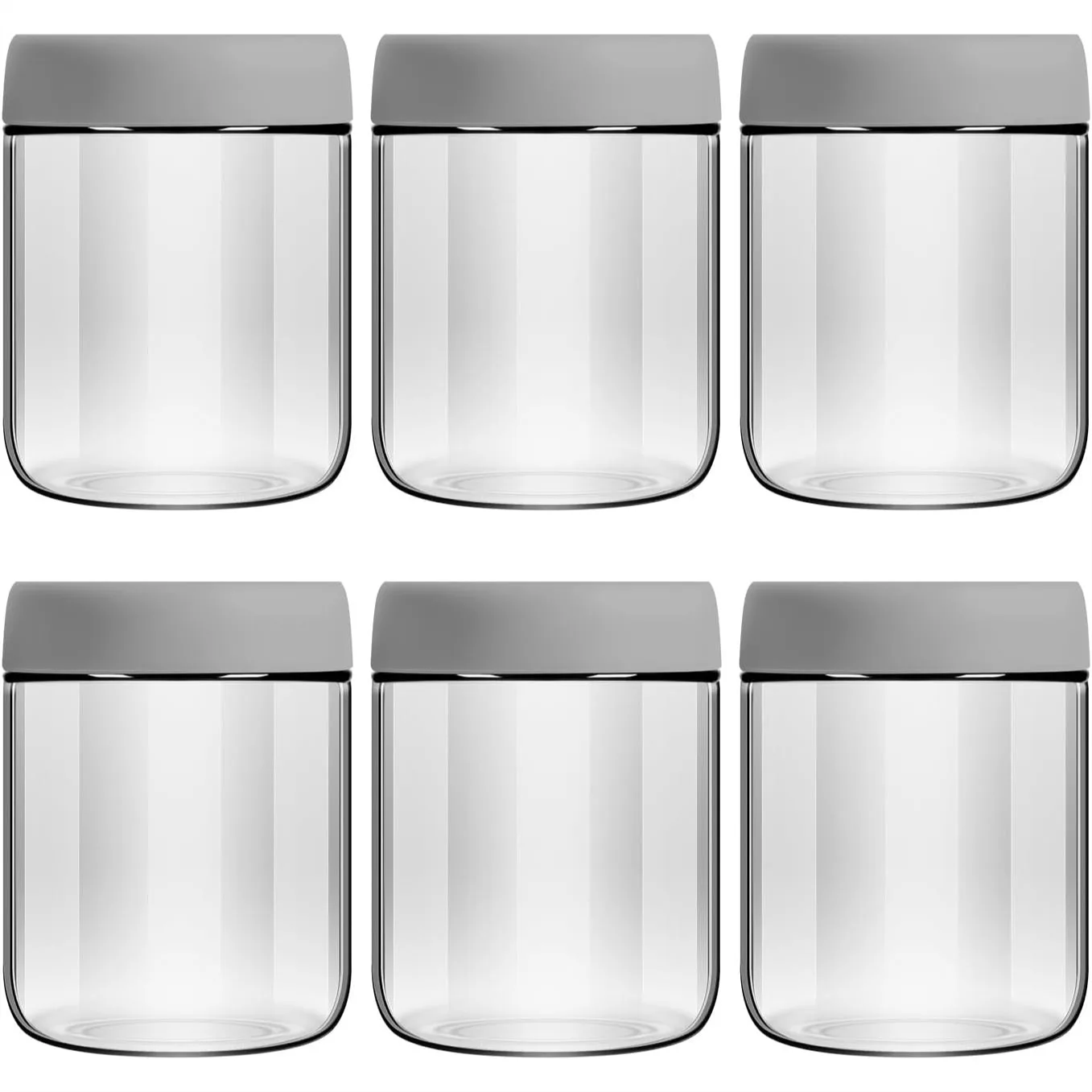 6-Pack 16oz Glass Jars with Lids for Food Storage Meal Prep Airtight
6-Pack 16oz Glass Jars with Lids for Food Storage Meal Prep Airtight