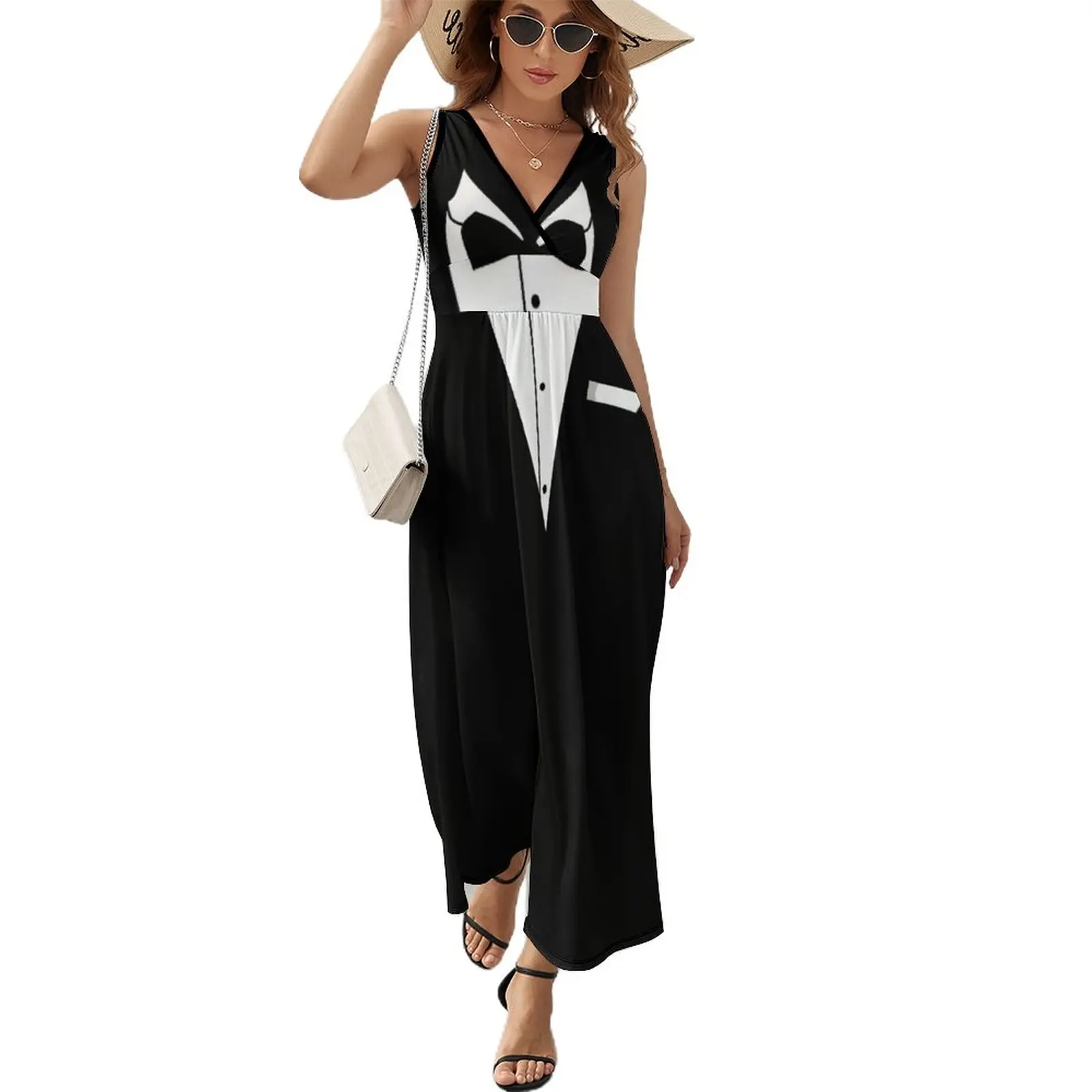 Tuxedo Sleeveless Dress evening dress ladies luxury evening dress woman for wedding beach outfits for women
Tuxedo Sleeveless Dress evening dress ladies luxury evening dress woman for wedding beach outfits for women