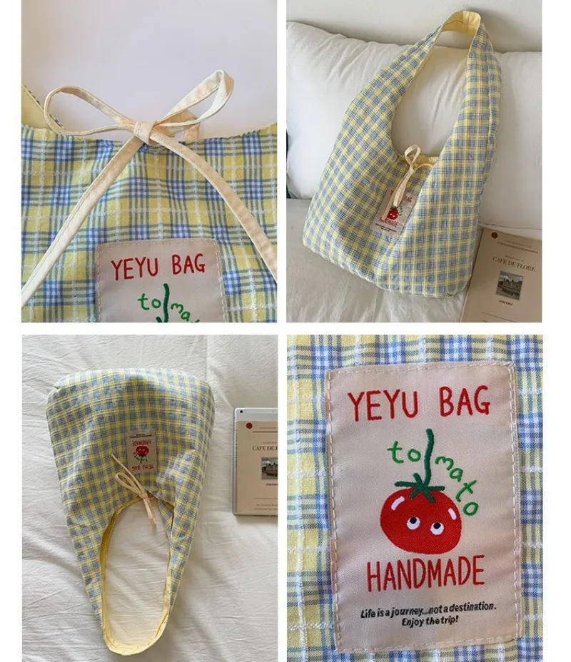 Shoulder Bag Simple Large Capacity Totes Canvas Plaid Handbag Large Capacity Fashionable Versatile Bags For Short Trips Shopping
Shoulder Bag Simple Large Capacity Totes Canvas Plaid Handbag Large Capacity Fashionable Versatile Bags For Short Trips Shopping