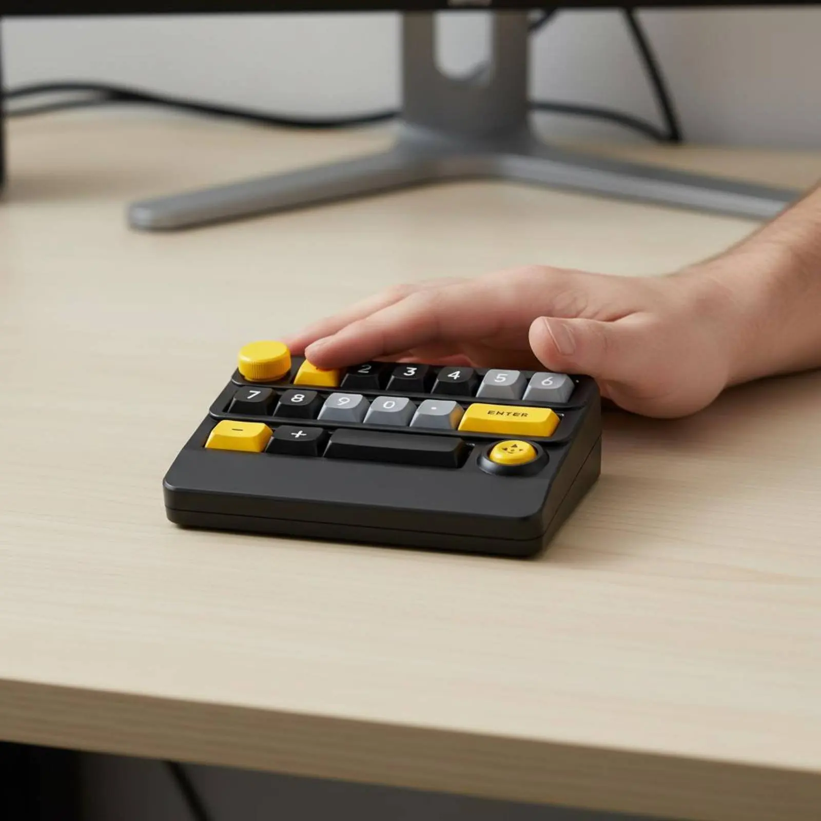Hot-Swappable Macro Pad RGB Lighting Tri-Mode Wireless Keypad Macro Keypad Hot-Swap Numpad for Gamers, Gaming Desk
Hot-Swappable Macro Pad RGB Lighting Tri-Mode Wireless Keypad Macro Keypad Hot-Swap Numpad for Gamers, Gaming Desk