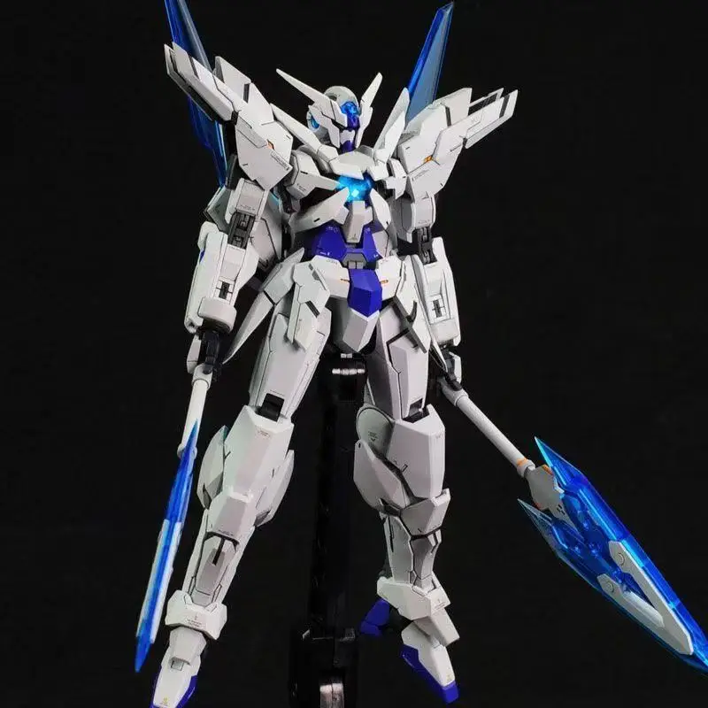 1/144 White Blue Angel Mecha Model Kit, Transparent Blue Wing Armor with Giant Spear & Beam Saber Anime Collectible Assembly Fig
1/144 White Blue Angel Mecha Model Kit, Transparent Blue Wing Armor with Giant Spear & Beam Saber Anime Collectible Assembly Fig