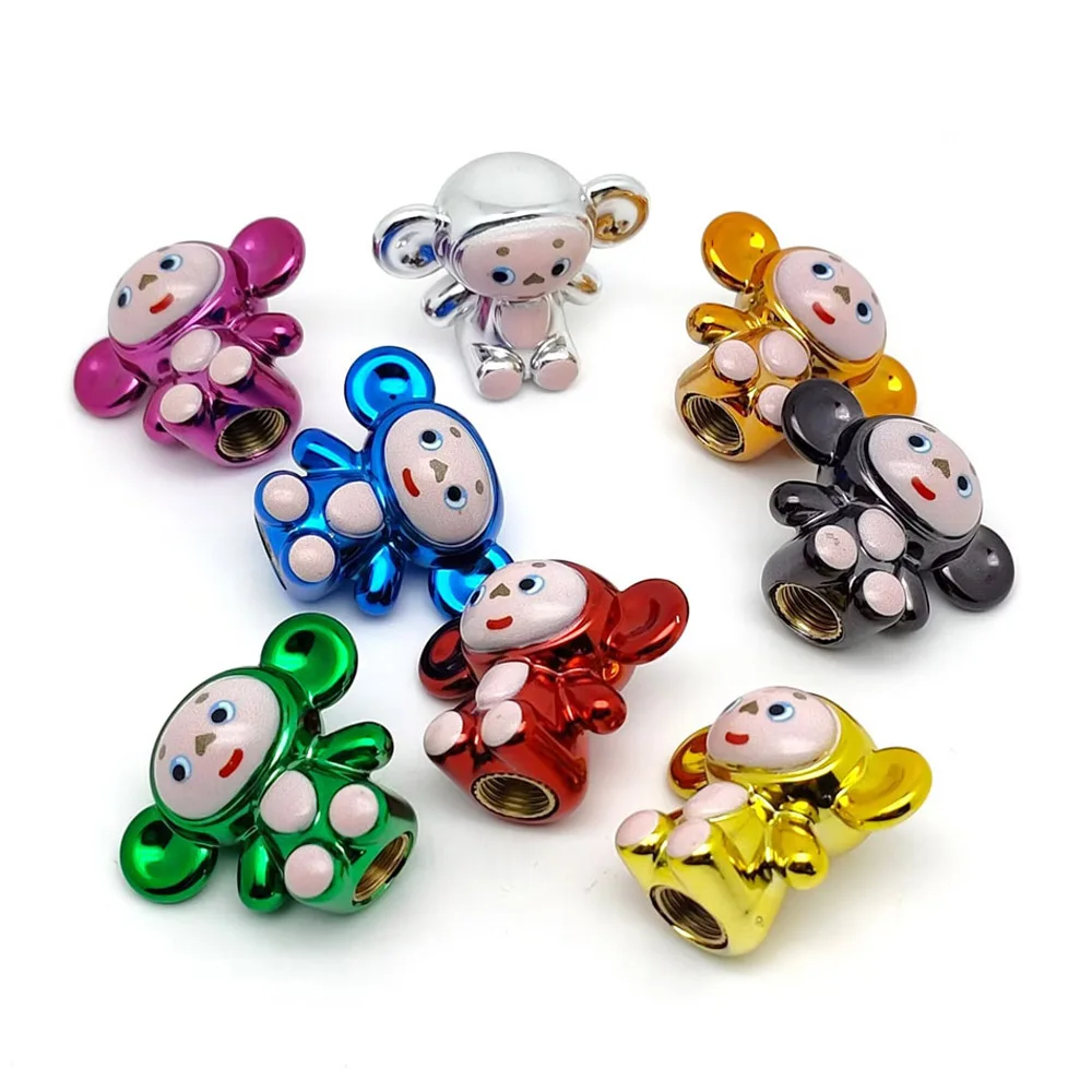 Tire Valve Stem Cap Cute Cartoon Monkey Tire Valve Stem Cover for Bikes Corrosion-Resistant Tire Cap Cover for Cars Motorcycle
Tire Valve Stem Cap Cute Cartoon Monkey Tire Valve Stem Cover for Bikes Corrosion-Resistant Tire Cap Cover for Cars Motorcycle