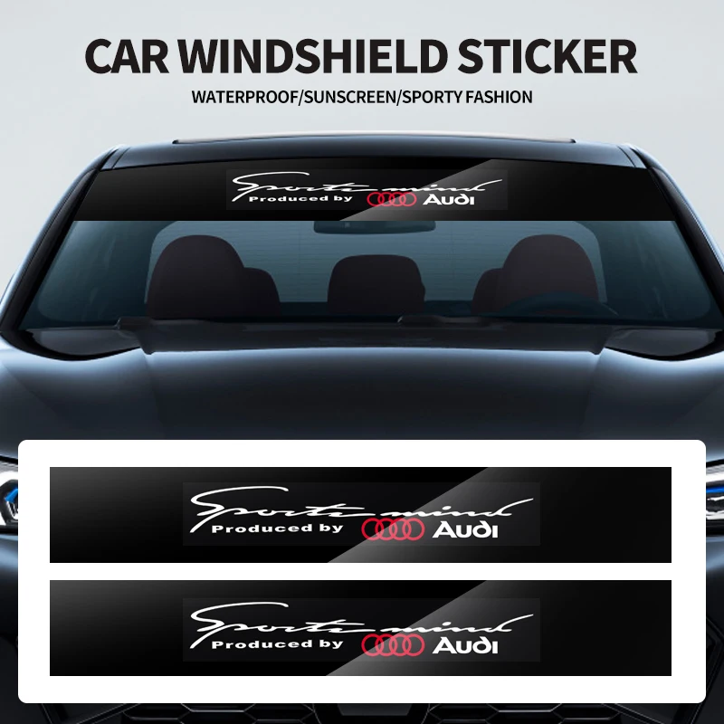 Car Front Windshield Sticker Decals Auto Exterior Accessories For Audi Q5 Q4 A4 A6 A7 A5 A3 Q3 Q2 A1 A8 TT S1 S3 Q7 SQ5 SQ7 SQ3
Car Front Windshield Sticker Decals Auto Exterior Accessories For Audi Q5 Q4 A4 A6 A7 A5 A3 Q3 Q2 A1 A8 TT S1 S3 Q7 SQ5 SQ7 SQ3