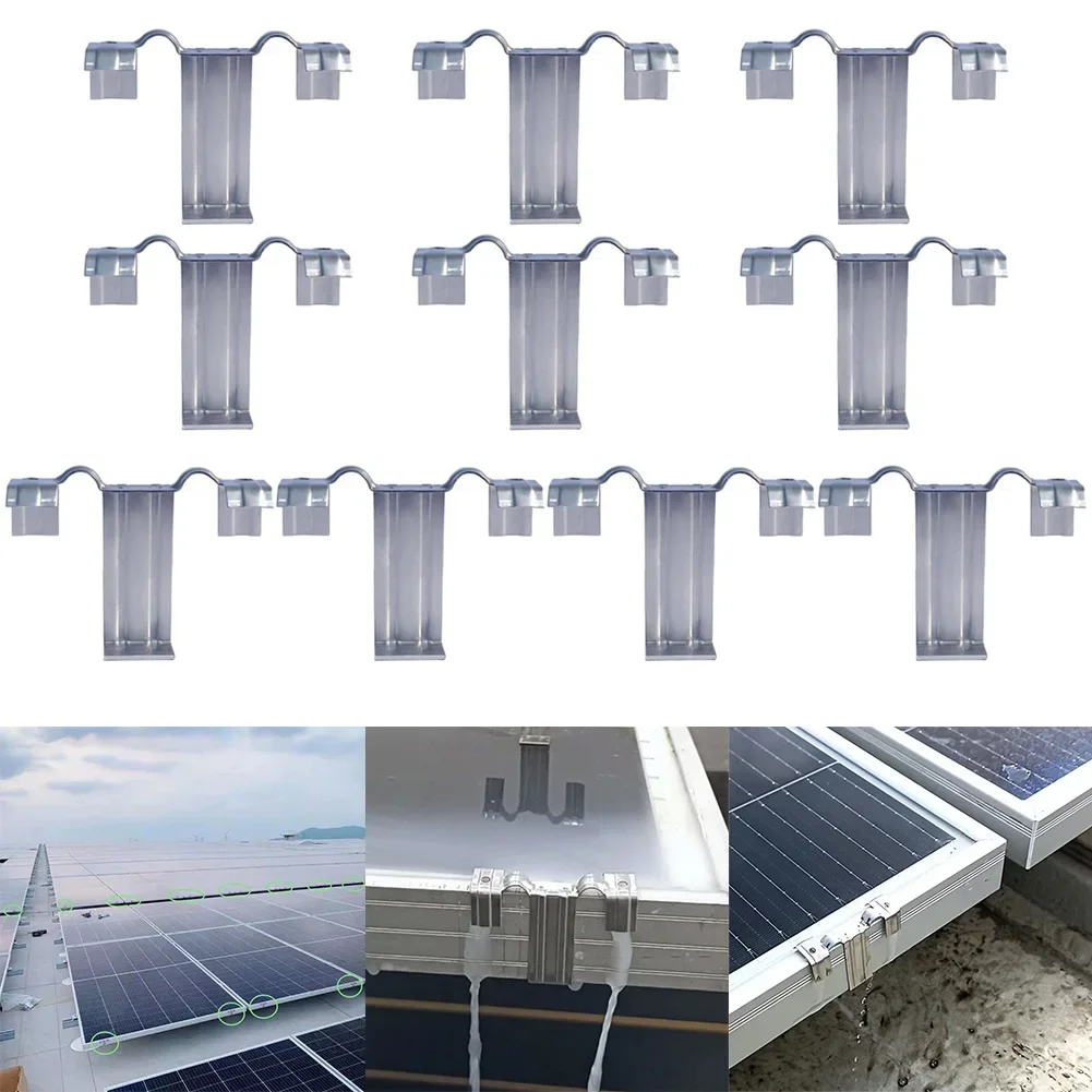 10pcs 30/35/40mm Solar Panel Water Guide Clip Photovoltaic Panel Frame Water Drain Water Redirection Clip Solar Power Supplies
10pcs 30/35/40mm Solar Panel Water Guide Clip Photovoltaic Panel Frame Water Drain Water Redirection Clip Solar Power Supplies