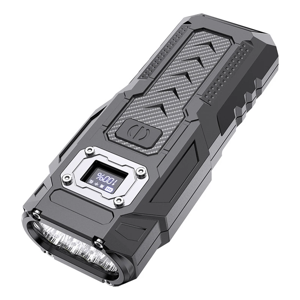 Dual Light Source Rechargeable Flashlight Home Repair Outdoor Lighting Intense White Light LCD Power Management
Dual Light Source Rechargeable Flashlight Home Repair Outdoor Lighting Intense White Light LCD Power Management