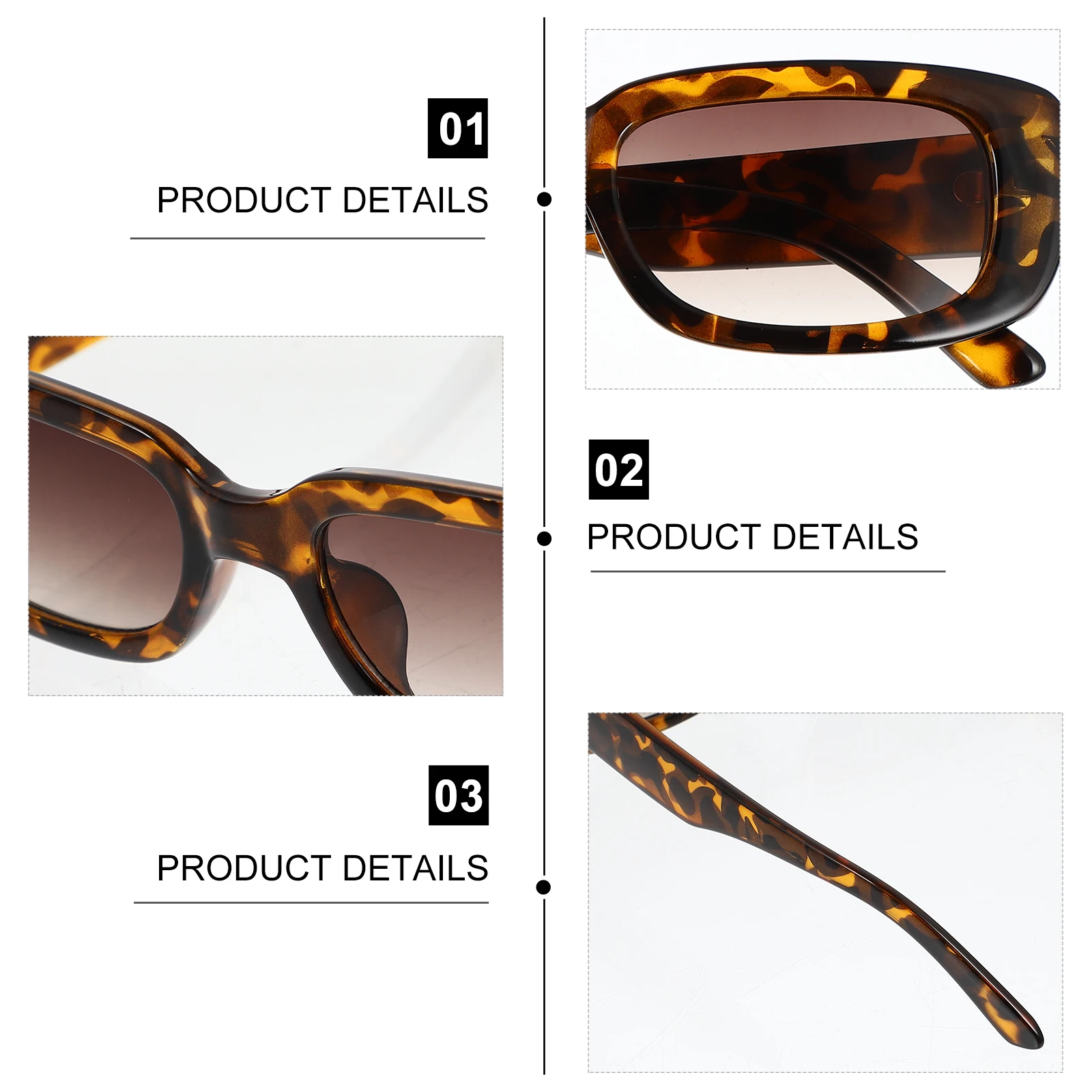 Leopard-framed Sunglasses Personalized Square Eye Shades Eco-friendly Lightweight Anti-UV Polarized Trendy Fashion Travel Gift
Leopard-framed Sunglasses Personalized Square Eye Shades Eco-friendly Lightweight Anti-UV Polarized Trendy Fashion Travel Gift