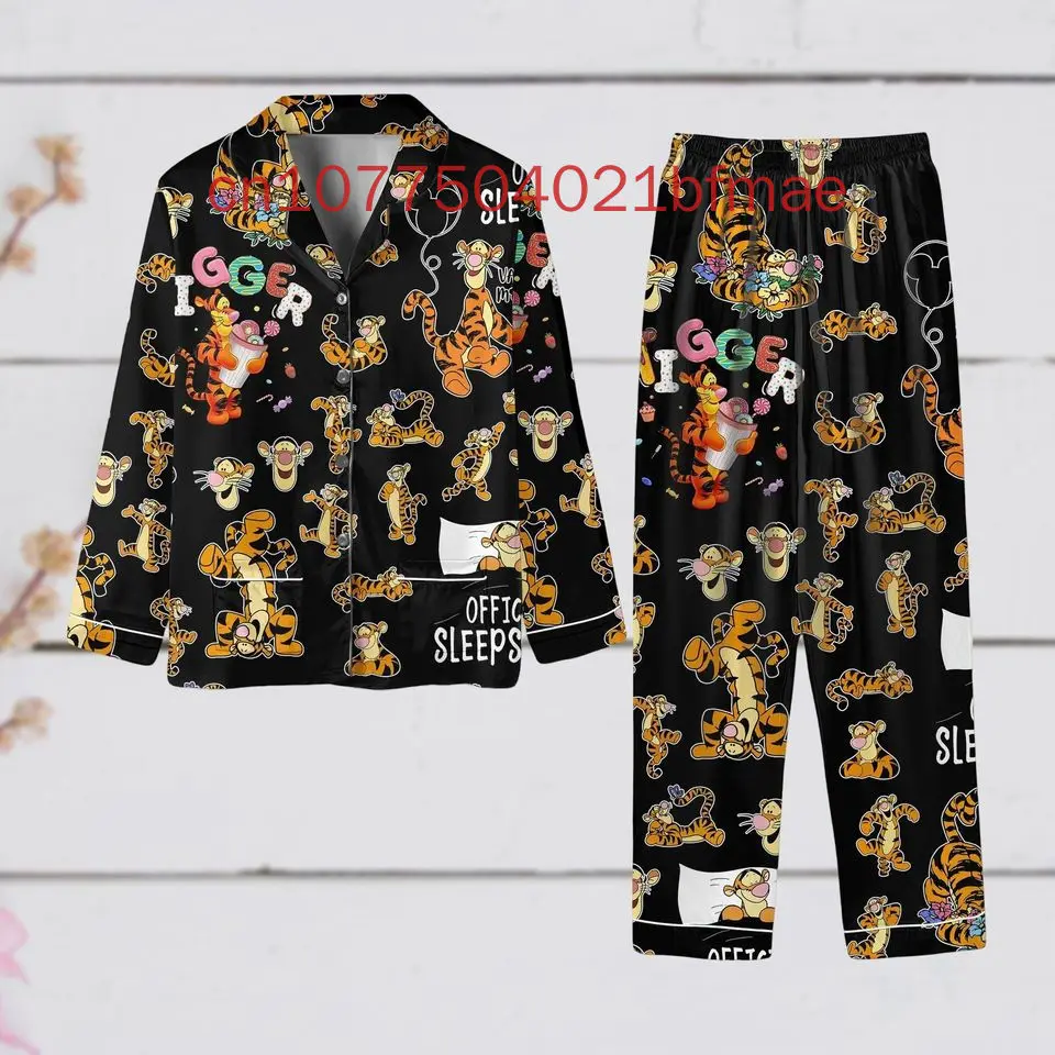 2024 New Disney Tigger Pajamas Set Spring and Summer New Disney Women's Casual Shirt Long Sleeved Pajamas
2024 New Disney Tigger Pajamas Set Spring and Summer New Disney Women's Casual Shirt Long Sleeved Pajamas