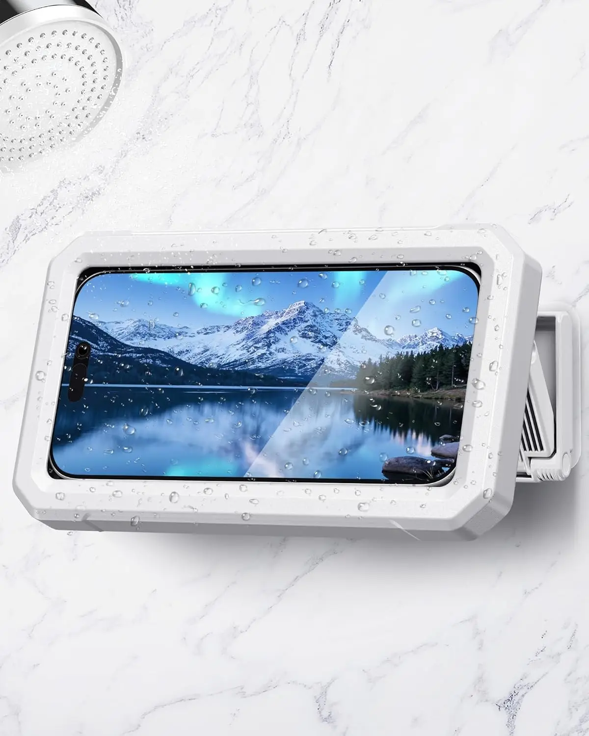 Shower Phone Holder Waterproof - 480° Rotatable Retractable Adjustable Phone Case for Shower - Bathroom Accessories Wall Mount Phone Holder for iPhone 17/16 Pro Max, S25 Ultra,4-7" Cellphones
Shower Phone Holder Waterproof - 480° Rotatable Retractable Adjustable Phone Case for Shower - Bathroom Accessories Wall Mount Phone Holder for iPhone 17/16 Pro Max, S25 Ultra,4-7" Cellphones