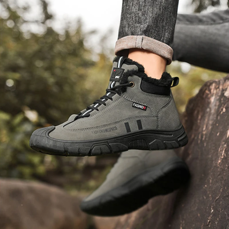 Casual Winter Shoes Man Platform Lace Up Waterproof New in Snow Boots for Men Offer Fashion Brands Footwear Thick Plush Luxury
Casual Winter Shoes Man Platform Lace Up Waterproof New in Snow Boots for Men Offer Fashion Brands Footwear Thick Plush Luxury