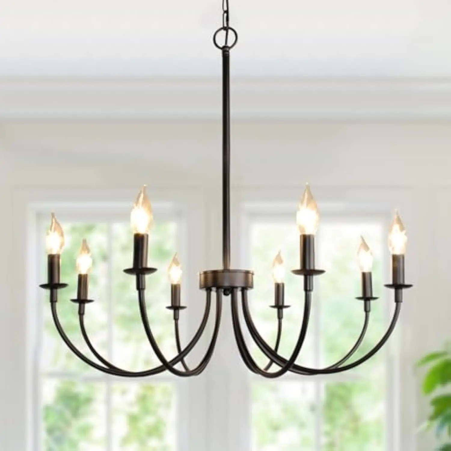 8-Light Black Chandeliers for Dining Room, Dining Room Light Fixtures, Farmhouse Candle Chandeliers for Kitchen, Living Room, F
8-Light Black Chandeliers for Dining Room, Dining Room Light Fixtures, Farmhouse Candle Chandeliers for Kitchen, Living Room, F
