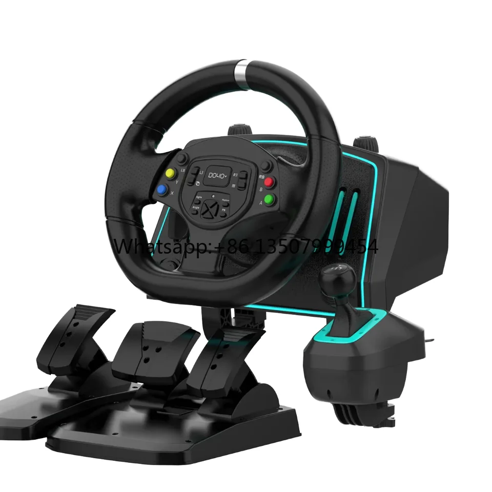 New DOYO G30 Eco-Friendly Gaming Racing Car Wheel with Pedals and Gear Shifter with Speaker for One for for PC Mobile
New DOYO G30 Eco-Friendly Gaming Racing Car Wheel with Pedals and Gear Shifter with Speaker for One for for PC Mobile