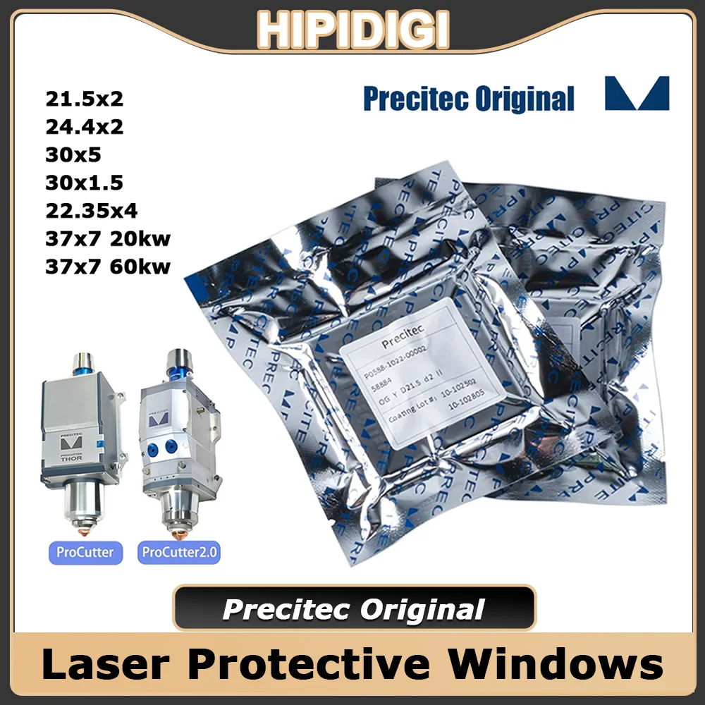 PRECITEC Laser Protective Windows D21.5-37 37*7mm Original Silica Glass P0595-58601 for Fiber Laser ProCutter /2.0 Cutting Head
PRECITEC Laser Protective Windows D21.5-37 37*7mm Original Silica Glass P0595-58601 for Fiber Laser ProCutter /2.0 Cutting Head